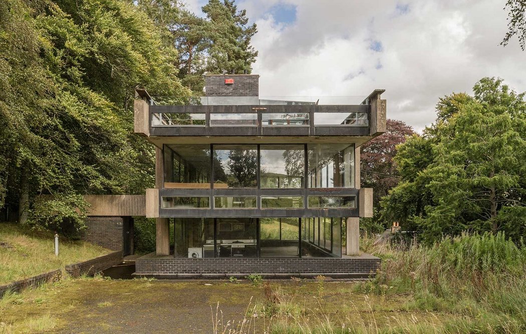 Bernat Klein studio in Selkirk, Scottish Borders, designed in 1972 by Peter Womersley.