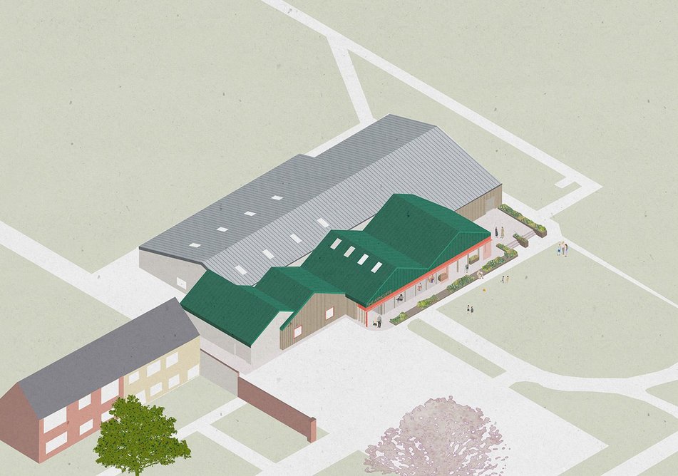 Stage 2 design development of the £2 million refurbishment and extension of Arncliffe Community centre, Halewood.