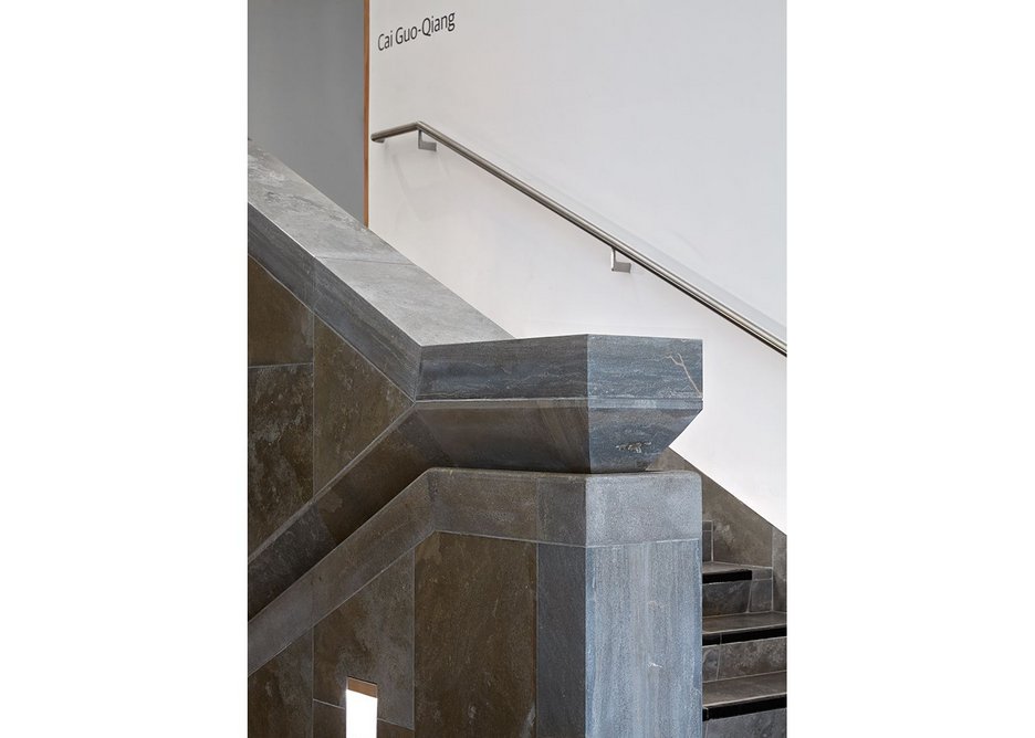 A sense of the chisel in the stair detail.