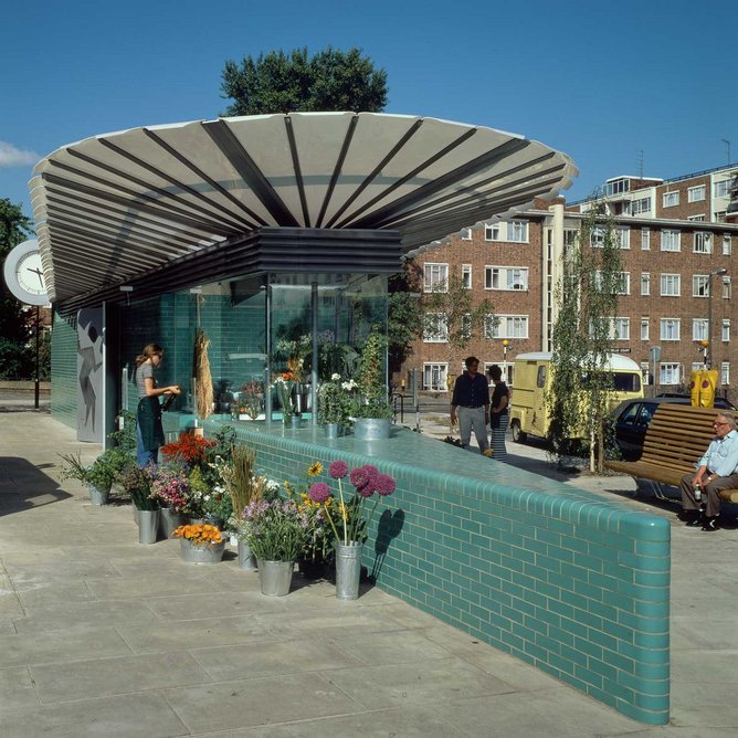 Westbourne Grove Public Lavatories in Notting Hill, London, completed in 1993.
