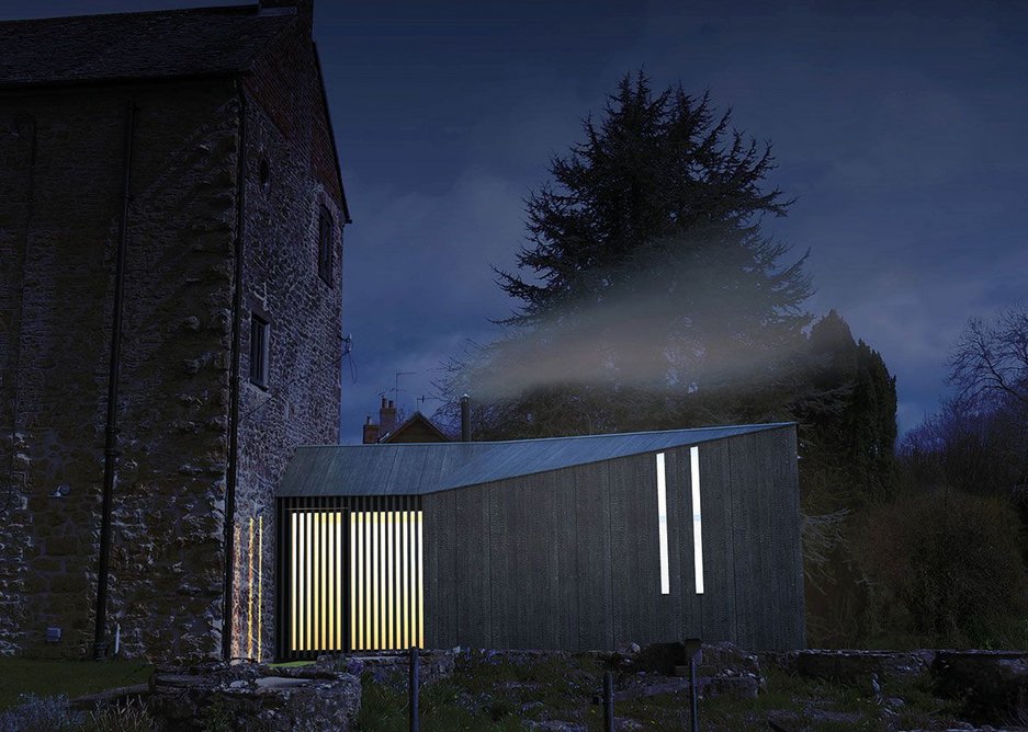 Chan’s shortlisted solo entry for an Artist’s Shed for Hauser & Wirth in Bruton.