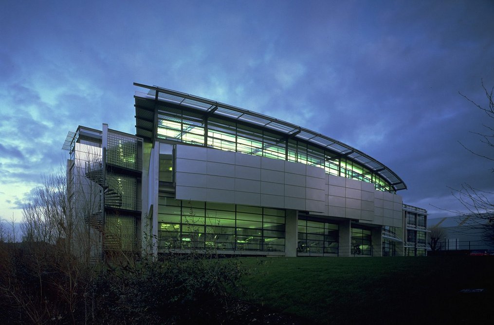 Centenary Building, University of Salford, winner of the Stirling Prize for Architecture in 1996.