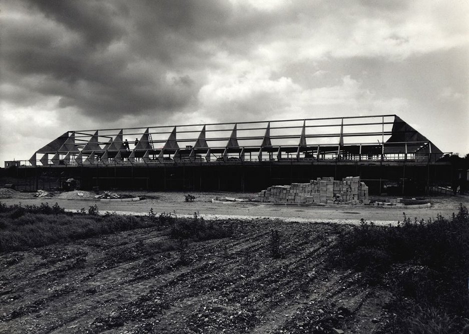 At the time the Derby site was a field by an abandoned railway.