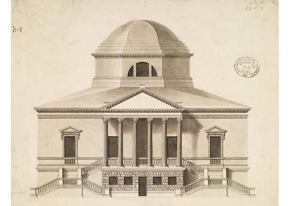 Chiswick House by Lord Burlington, 1729