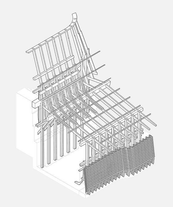 Timber frame and lattice