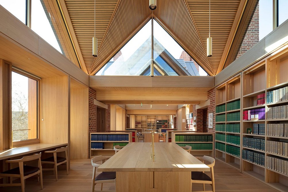 Magdalene College Library, Cambridge, by Níall McLaughlin Architects.
