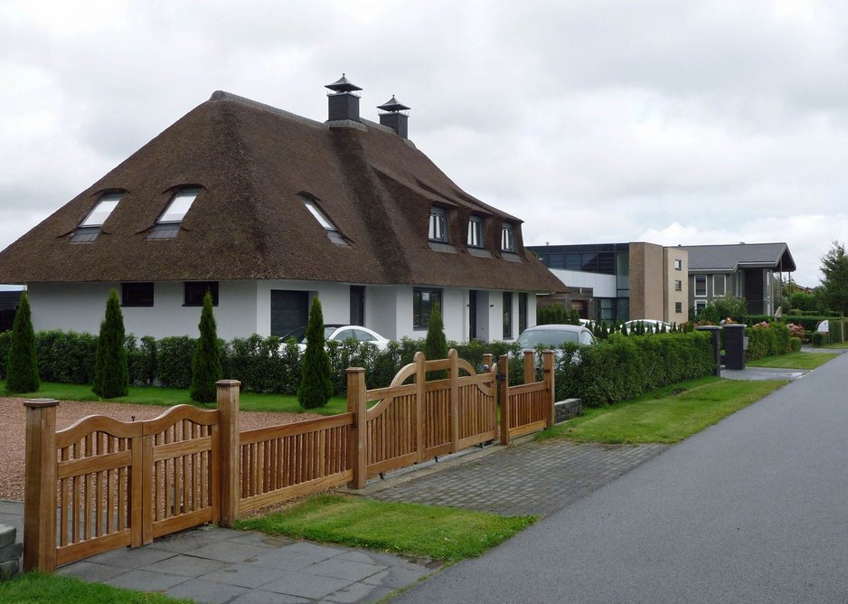 Thatch is big in Blauwestad and combined with roof windows