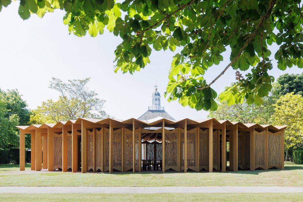 Serpentine Pavilion 2023 designed by Lina Ghotmeh.