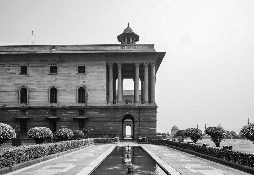 The Secretariat Building, New Delhi, designed by Herbert Baker, 1927.