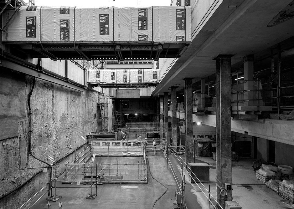 Weston Williamson's Paddington Crossrail Station cuts in alongside the mainline station.