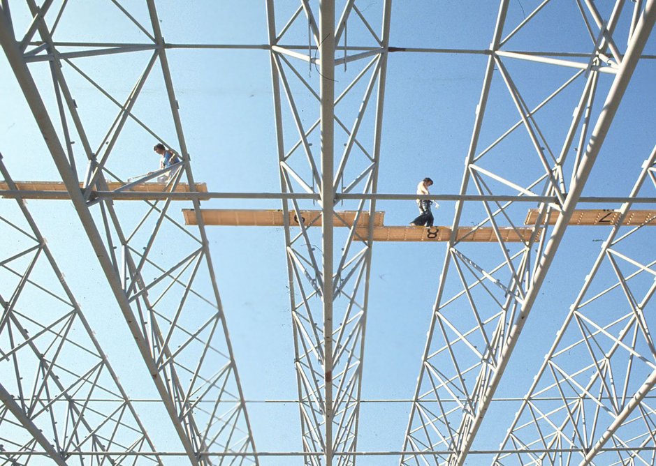 Sainsbury Centre construction 1975-1978