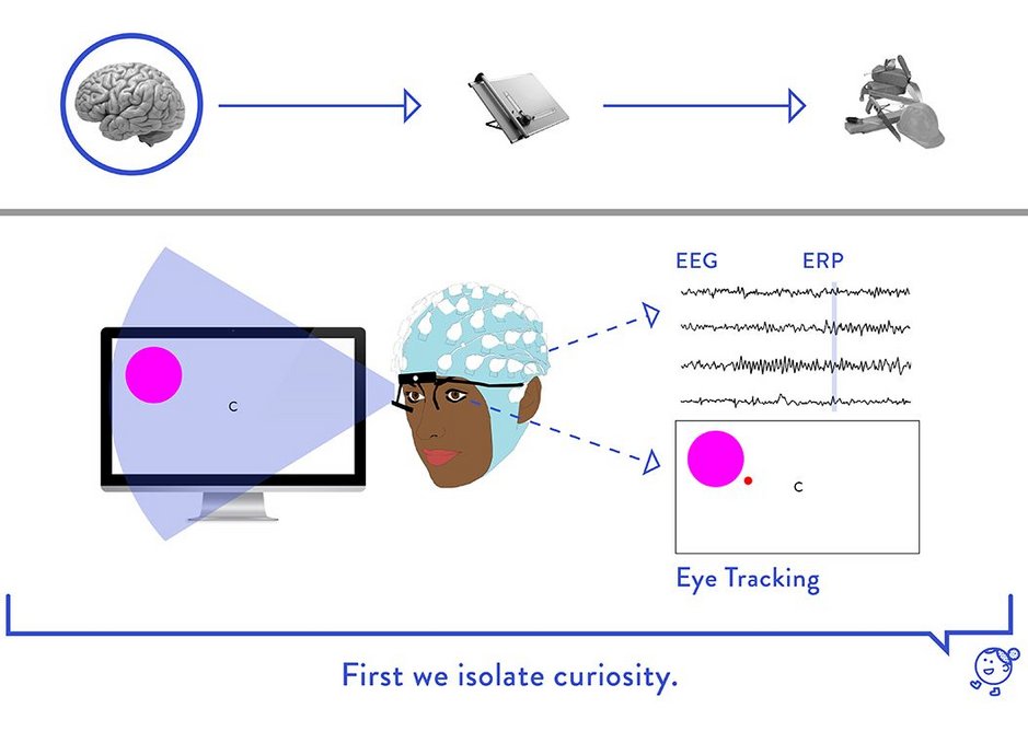 Itai Palti's diagram showing how you might isolate curiosity.