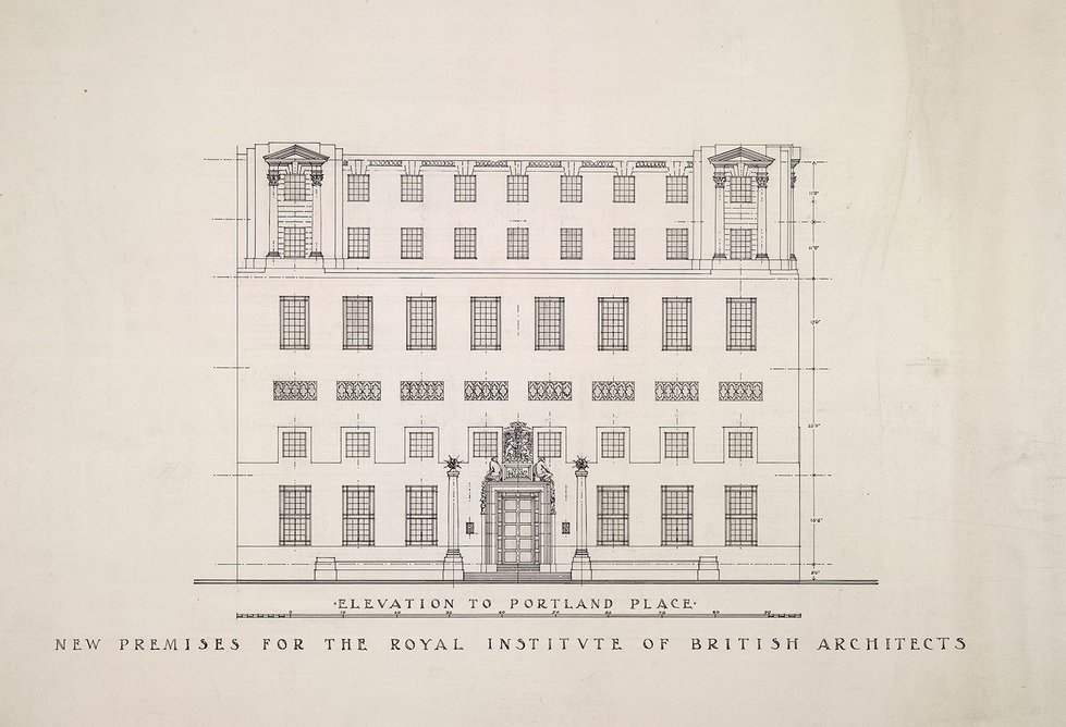 Entry from Philip Armstrong Tilden for 66 Portland Place competition.