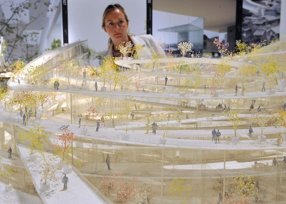 Beton Hala Waterfront Centre by Sou Fujimoto from Futures of the Future at Japan House London