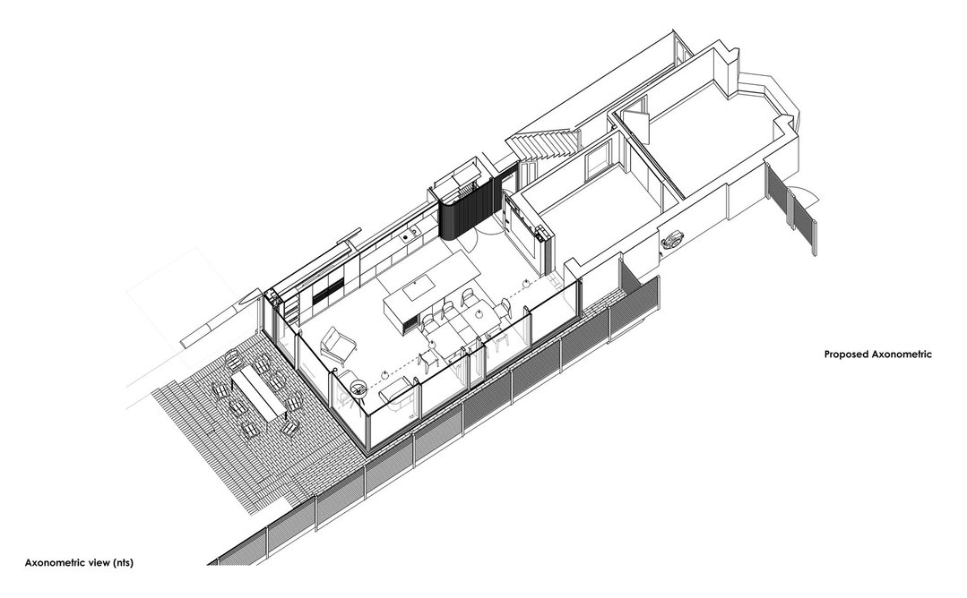 Axonometric view.