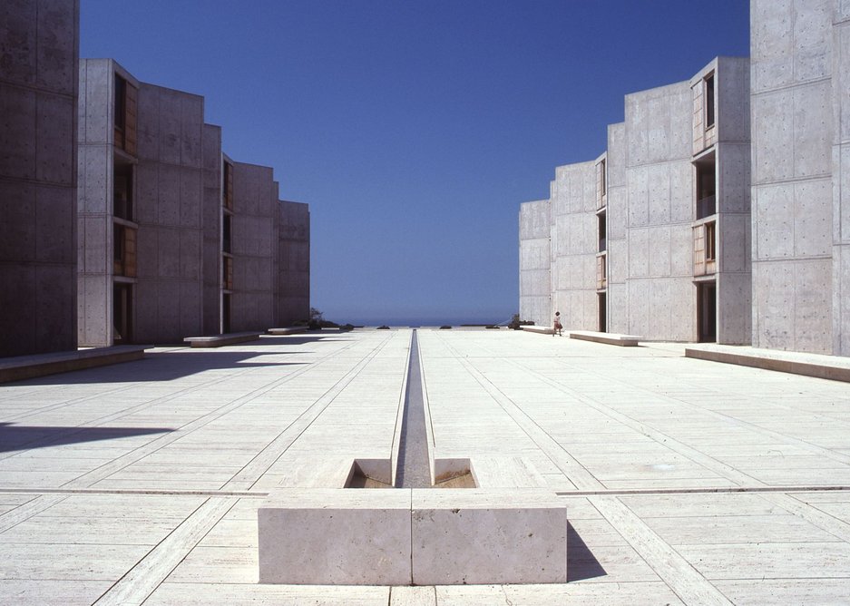 Salk Institute, La Jolla, California, 1959-65. Architectural Archives University of Pennsylvania.