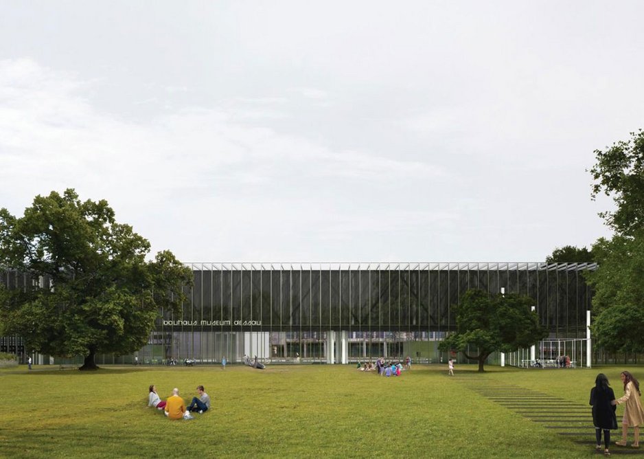 Winning design for the Bauhaus Museum Dessau, designed by Gonzalez Hinz Zabala, Barcelona, 2016