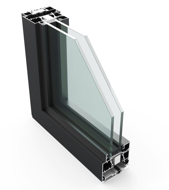 Specify double or triple glazing up to 44mm thick.