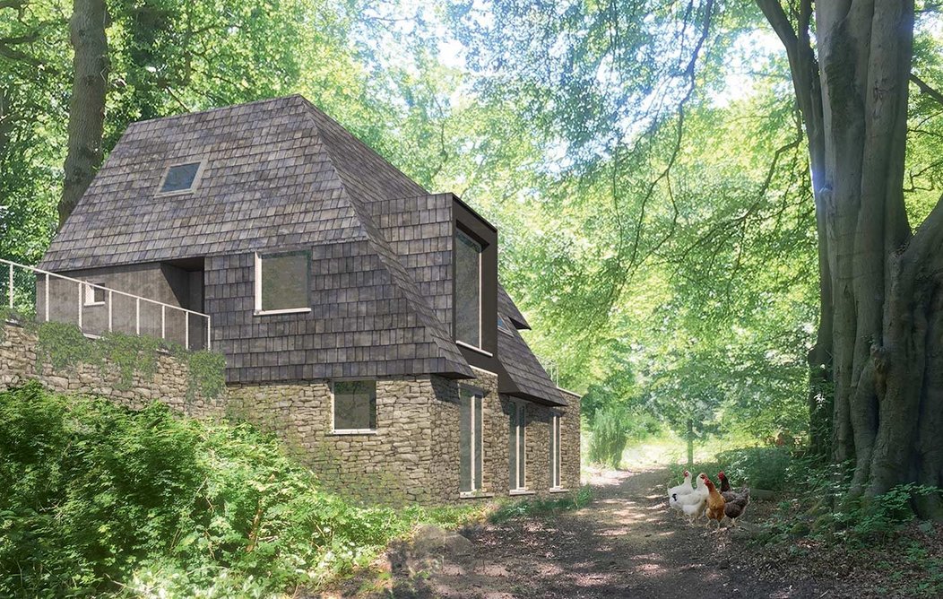 The studio’s Shady Nook house outside Stockport, in preplanning, has a fairytale quality.