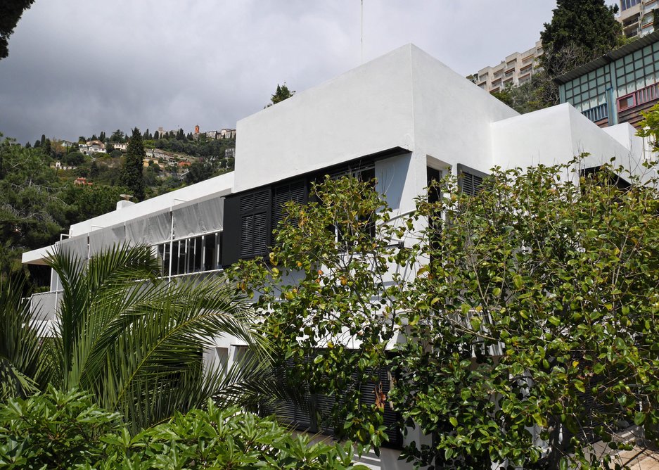 The sea-facing frontage with elevated living spaces.