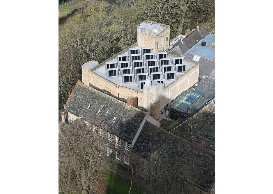 An earlier lesson in toplighting a Durham reading room – George Pace’s masterly Palace Green Library of the early 1960s.