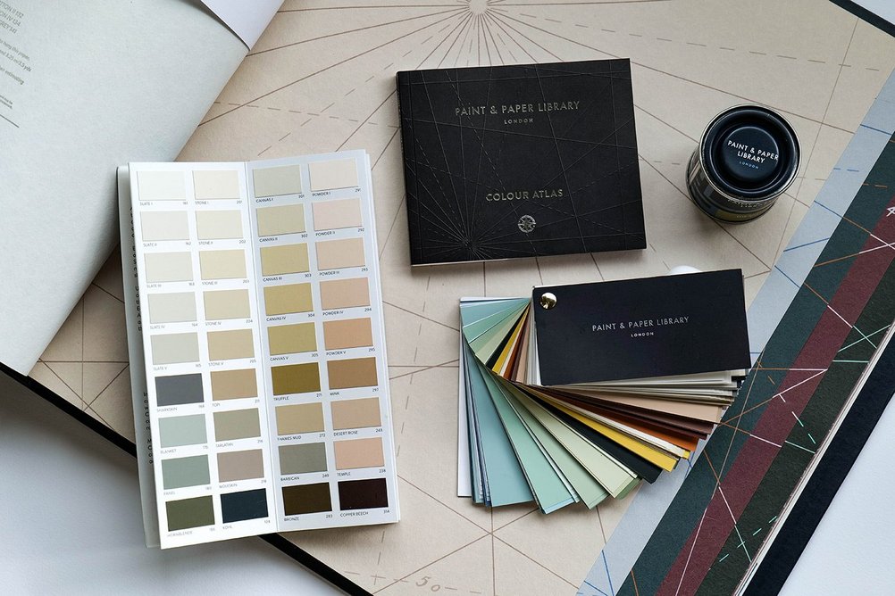 Paint & Paper Library colour card, Colour Atlas and Fandeck: a trio of colour tools to inspire creative interior design projects.