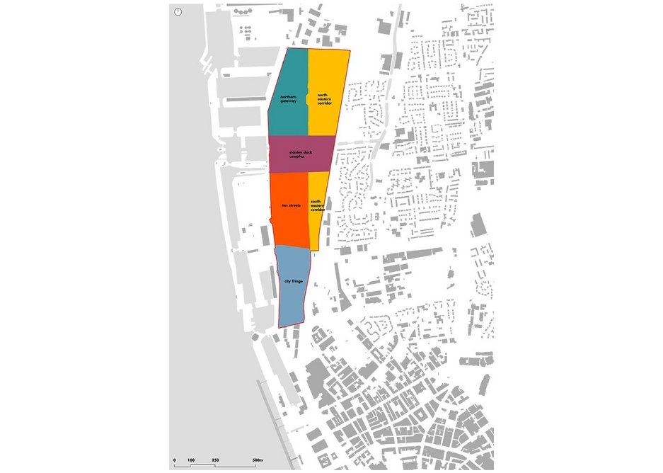 Outlining the character areas of Ten Streets in the public consultation leaflet.