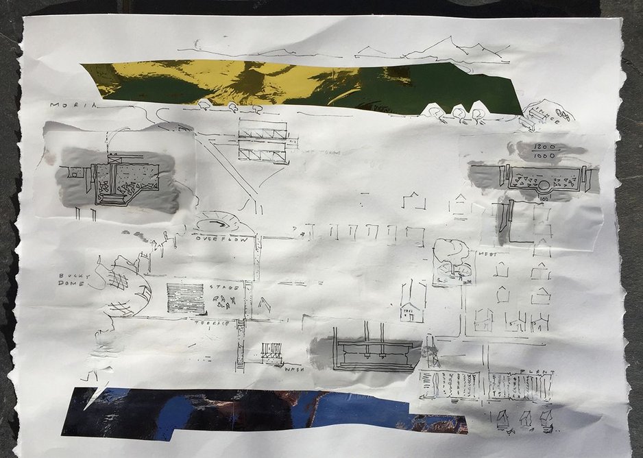 Infrastructure layout, Pikpa Camp, Lesvos