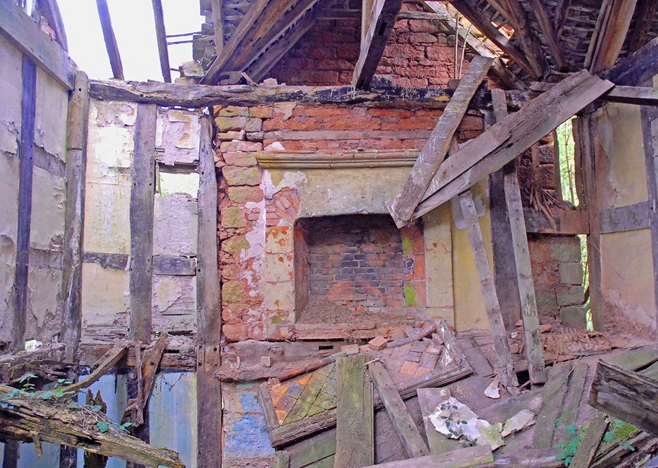 It had been derelict since the 1970s and several roof timbers were waiting to fall.