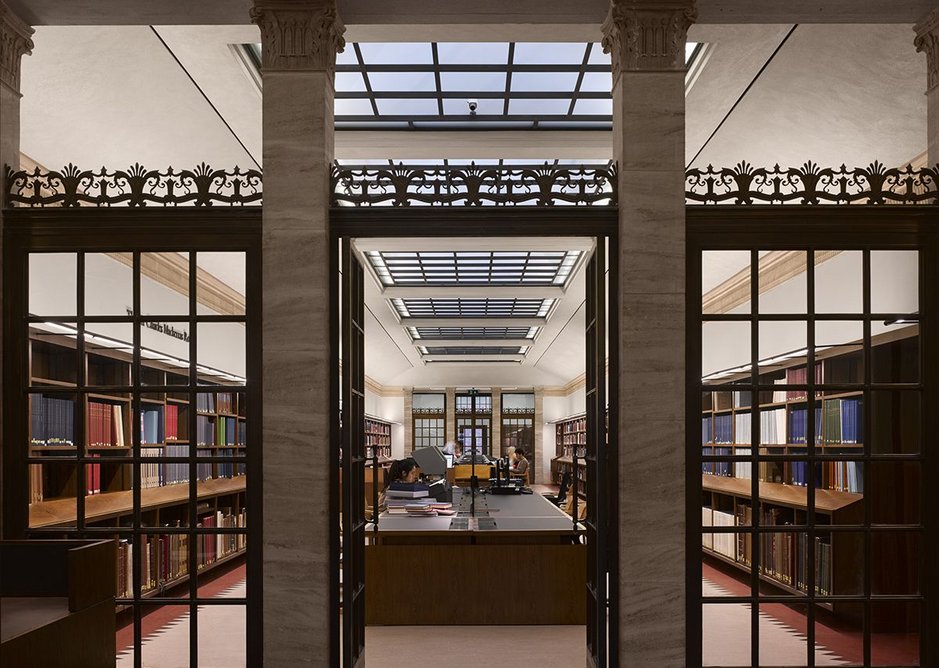 The restored Mackerras reading room.