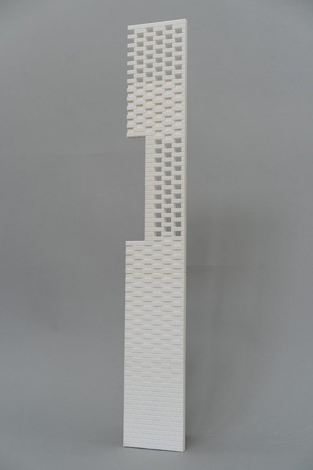 3D printed brick façade test.