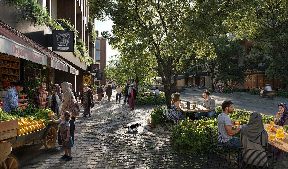 Restored high streets are ‘social glue’ within ‘layered’, mixed-use neigbourhoods.