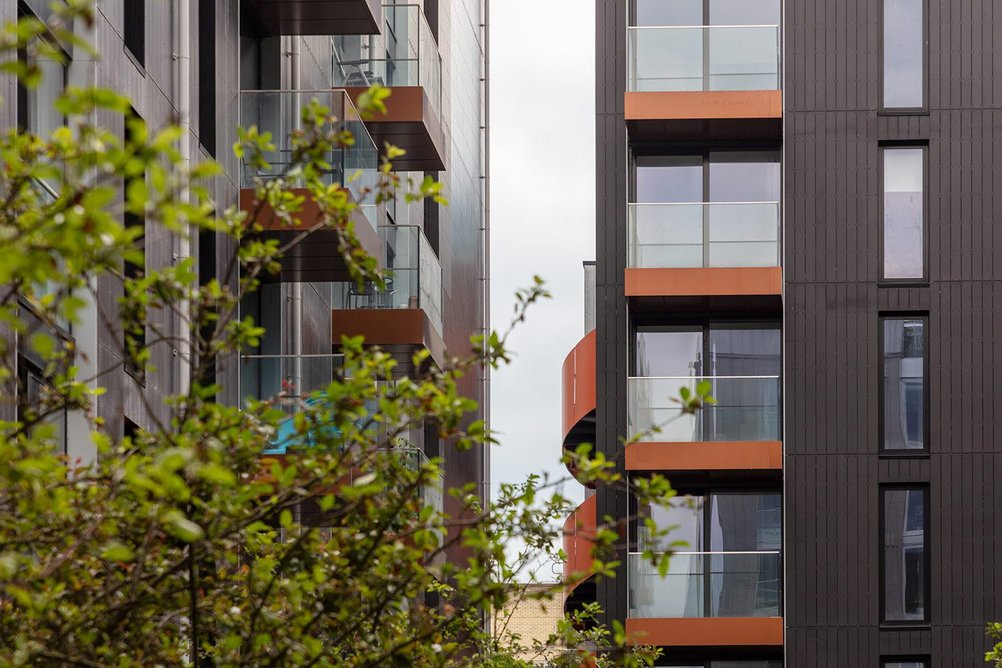 Inset and projecting balconies.