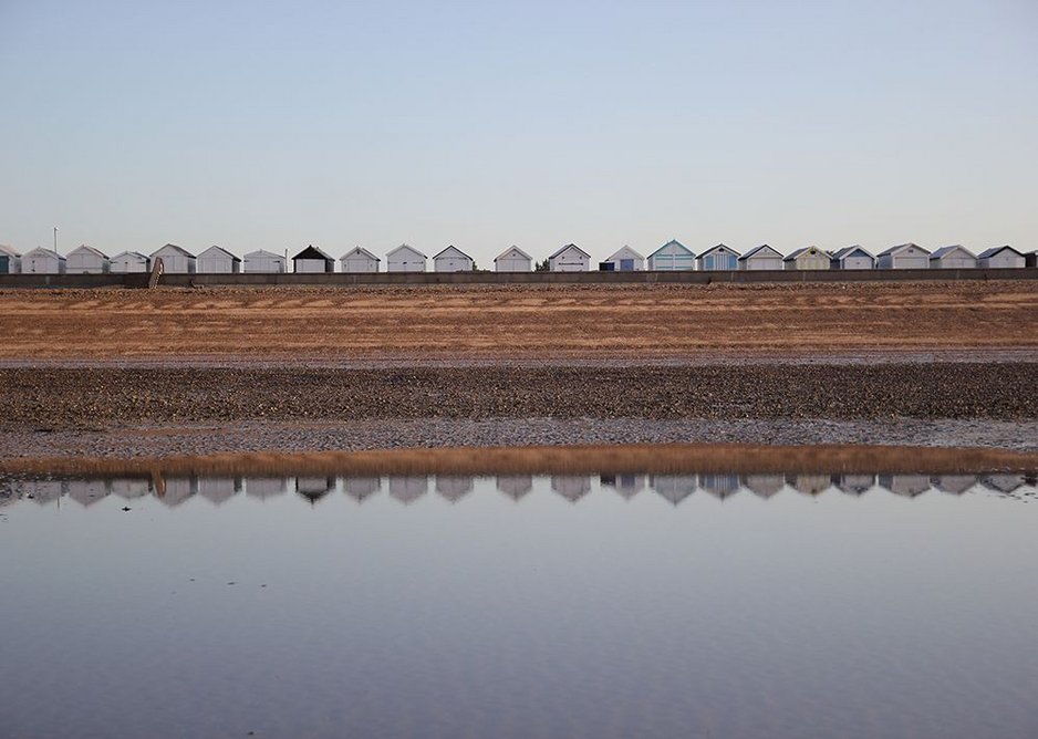 Estuary beach huts.