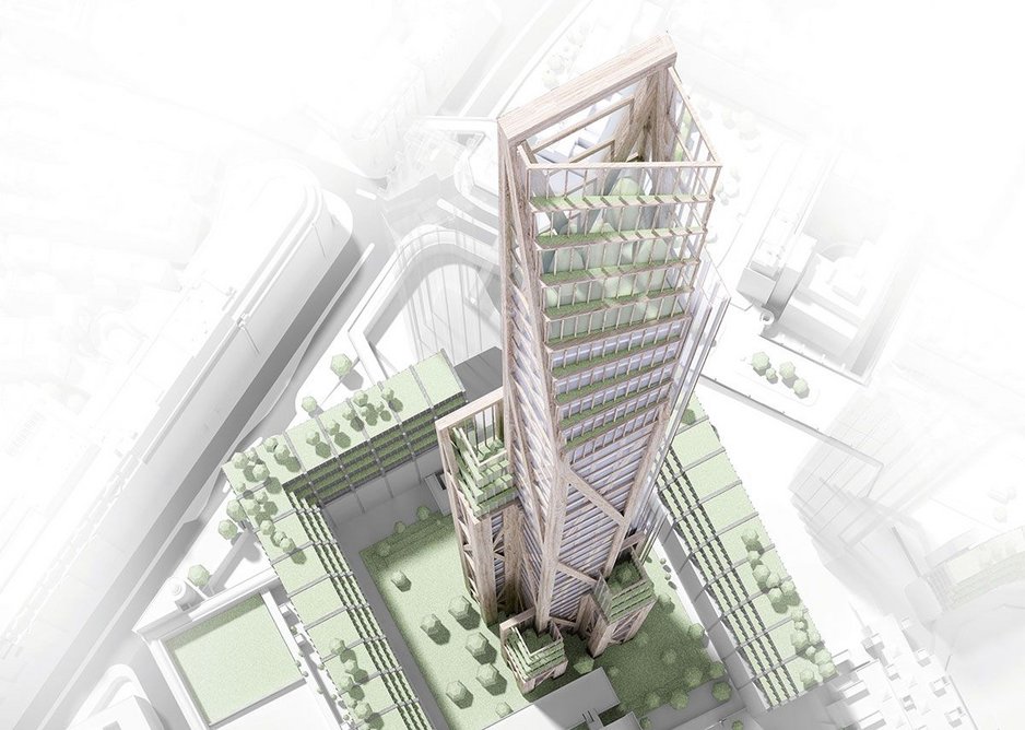 PLP’s Oakwood Tower proposal for the City is 304.8m tall.