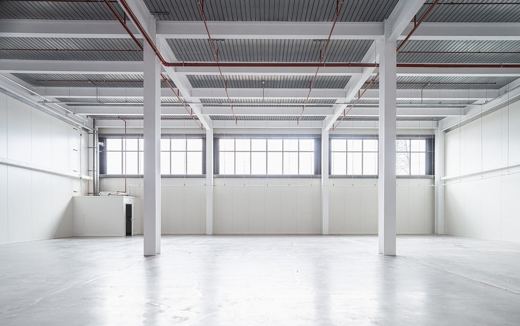 Industrial-warehouse units have a clear ceiling height of 7.1m.