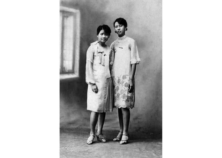 Arriving from Malaya in 1930, sisters Angeline Yuen Mo-Ting and Esther Yuen Mo-Yow. Courtesy Ivan Ho.