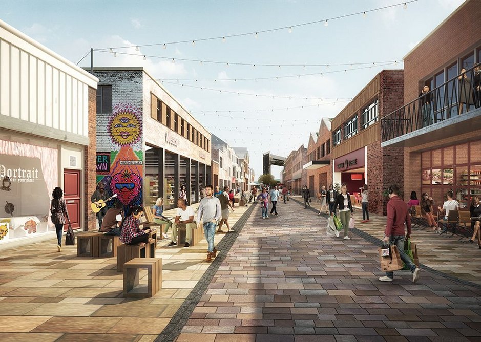 Construction is under way to transform Humber Street into a pedestrian-friendly zone.