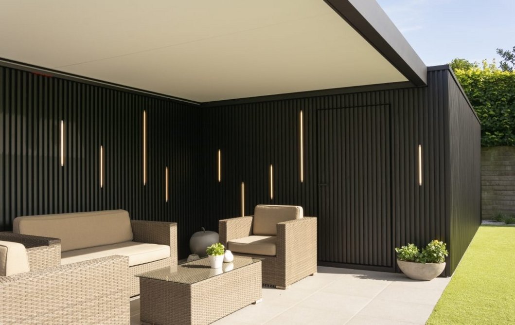 Linarte: Combine the various profiles to define a look and finish the facade using wooden inserts and LED modules.
