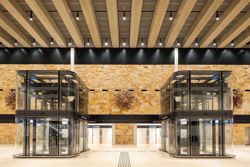 Foster + Partners, Barangaroo Station, Sydney Metro, Sydney, 2024.