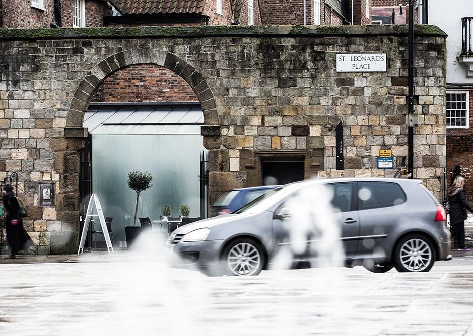 St Leonard's Place shop and toilet, York by Mass Architecture.