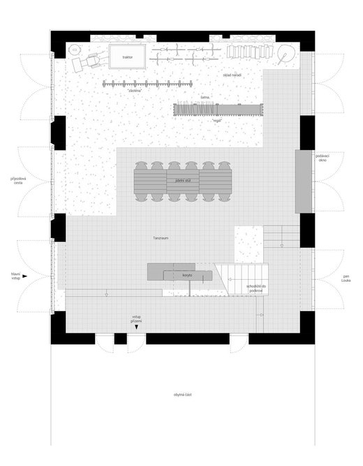 First floor plan.