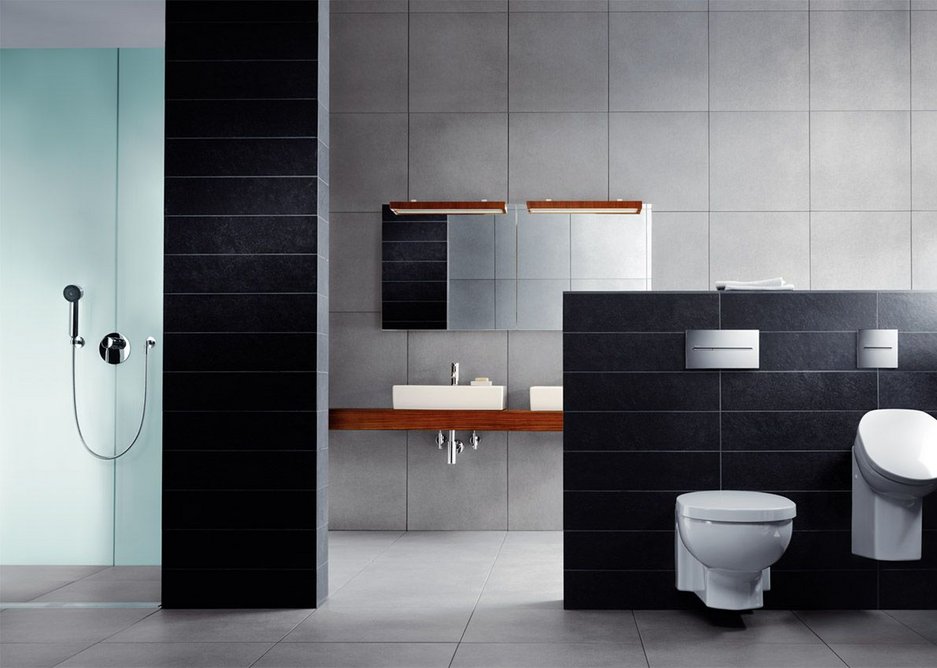 Basins, toilets and urinals can all be mounted on Viega's pre-wall frames.