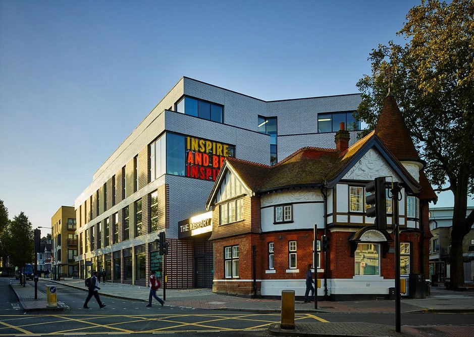 The Library at Willesden Green London by AHMM