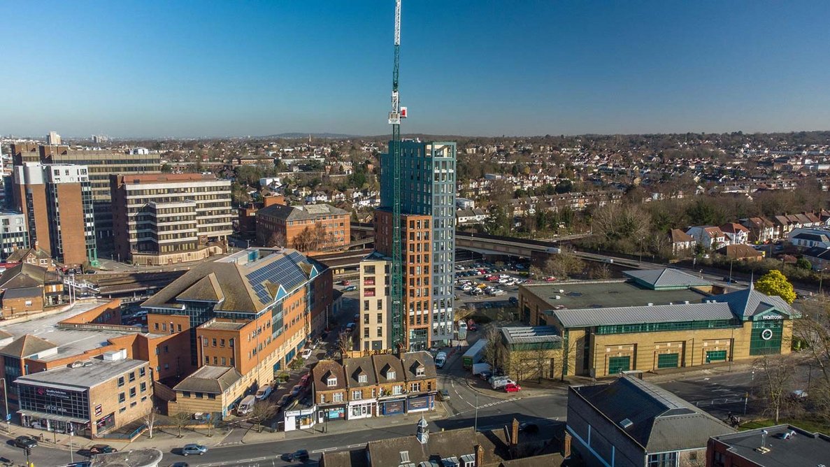 Perigon Heights: 52 apartments make up one of Bromley's tallest buildings.