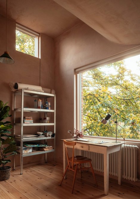 One of three first floor bedrooms.