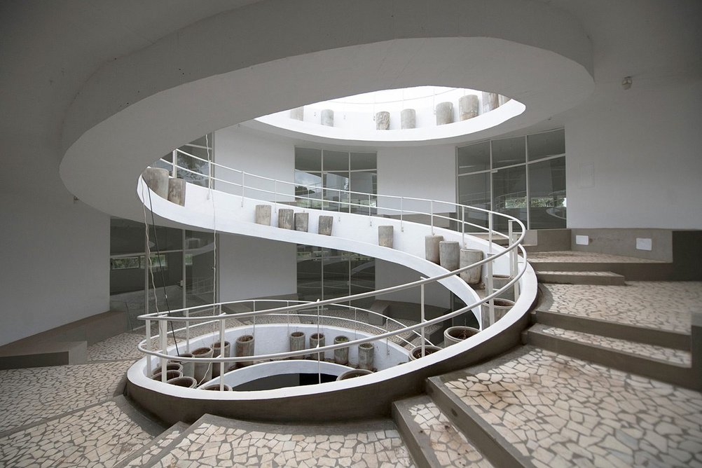 The Library circulation area.