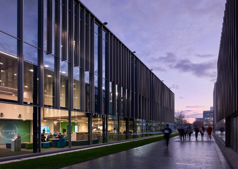Teesside University Student Life Building, Middlesbrough.