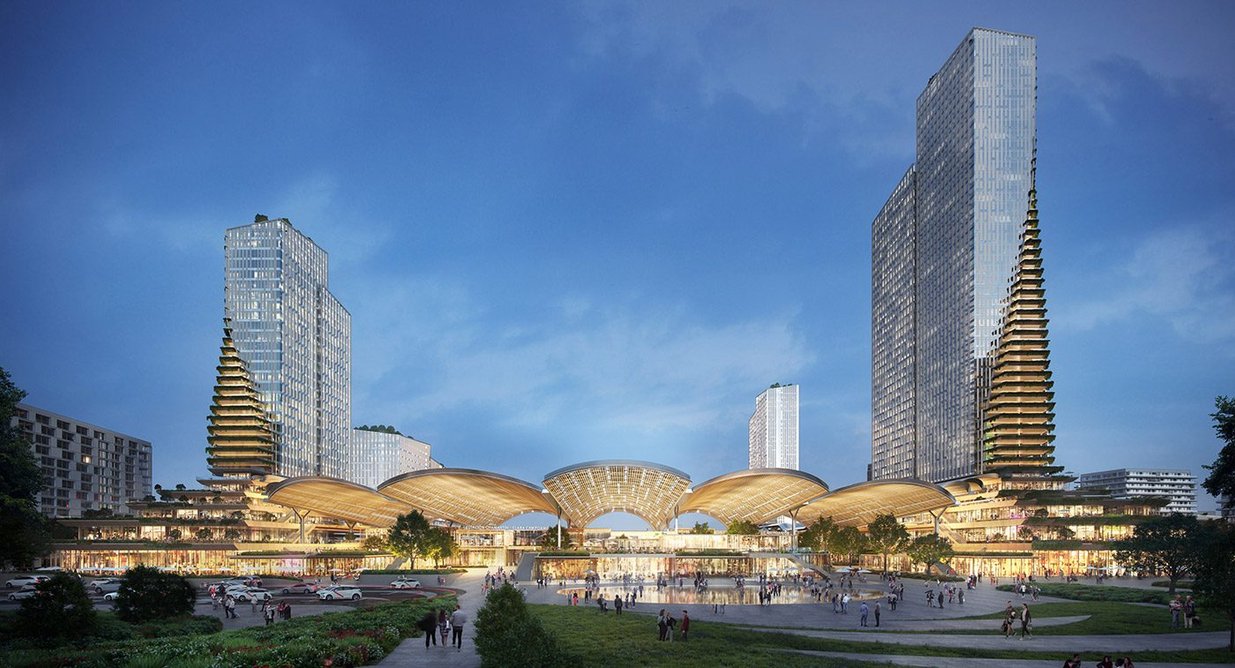 UNStudio’s competition-winning design for the Madrid-Chamartín Station.
