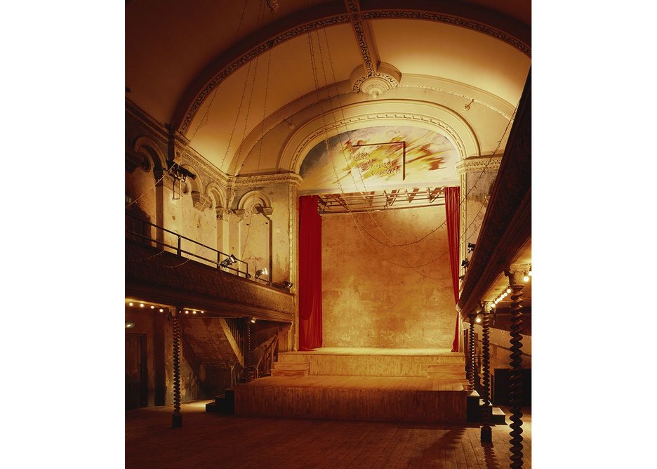 The theatre never closed completely during renovation works.